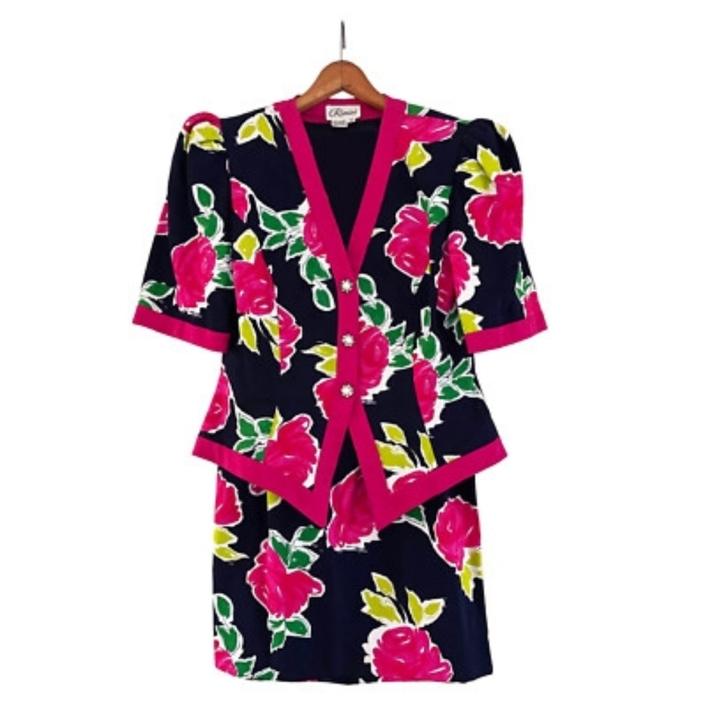 Rimini Pink and Black Cotton Apparel